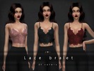 Sims 4 — JMT Lace bralet by -JMT- —  - 23 colors - Female - Teen-Adult-Elder - Custom thumbnail
