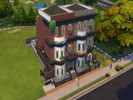 Sims 4 — Double Townhouse TS4 by hunni12 — This is a double townhouse with 3 floors and a basement that is free of CC.