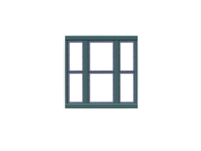 Sims 3 — MZ_Square Sightlines Triple Window 2x1 by missyzim — Triple window to match the University Square Sightlines