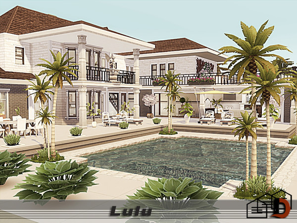 Sims 4 — Lulu by Danuta720 — In memory of Lulu265. A large, comfortable house for a family of six. Fully furnished and