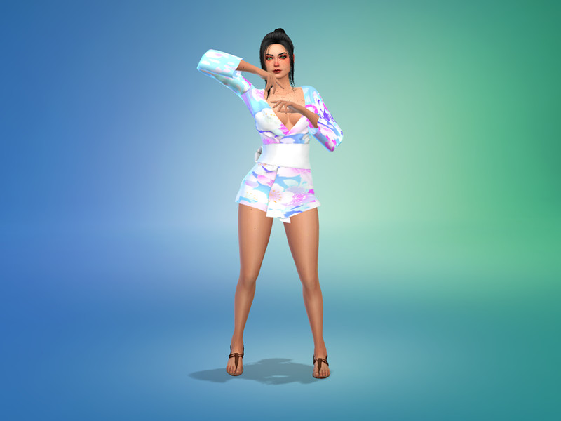 Sims 4 The Sims Resource | Kimono V1 by TSR Creator