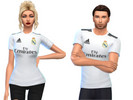 Sims 4 — Real Madrid home jersey 18/19 by zegulardo — Real Madrid home jersey 18/19 for males and females