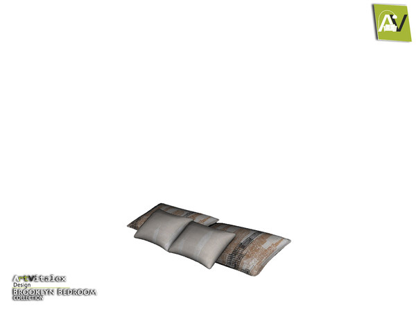 Sims 3 — Brooklyn Bed Pillows by ArtVitalex — - Brooklyn Bed Pillows - ArtVitalex@TSR, Oct 2018