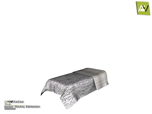 Sims 3 — Irony Bed Blanket Regular by ArtVitalex — - Irony Bed Blanket Regular - ArtVitalex@TSR, Oct 2018