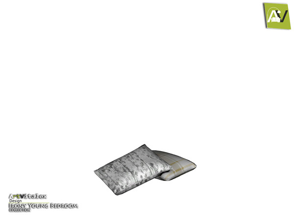 Sims 3 — Irony Bed Pillows by ArtVitalex — - Irony Bed Pillows - ArtVitalex@TSR, Oct 2018
