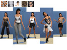 Sims 4 — Kylie Jenner inspired top by Julia2907 — Tank Top with 5 swatches.