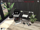 Sims 4 — NEIDEN Electronics by RightHearted — NEIDEN. Expand The Future. A huge set with stylish, cheek electronics to
