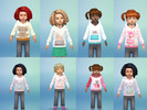 Sims 4 — Toddler Girl hoodies by miss-chelle — hoodies for toddler girls