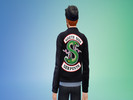 Sims 4 — Riverdale Serpent's Jacket by NelGael — Jacket from the tv show