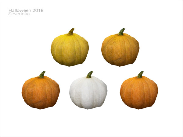Sims 4 — [Halloween2018] - big pumpkin 01 by Severinka_ — Big pumpkin 01 From the set 'Halloween 2018' Build / Buy