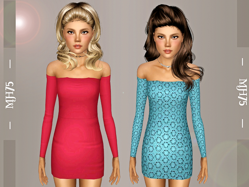 The Sims Resource S3 Camilla Dress Teen