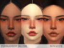 Sims 4 — Permanent Blush - NovaYue by NovaYue — Permanent blush