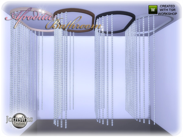 Sims 4 — afrodita bathroom misc deco curtain bathtub by jomsims — afrodita bathroom misc deco curtain bathtub