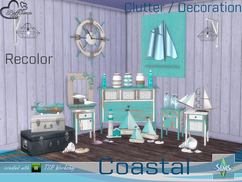 The Sims Resource Coastal Living Decoration Recolor