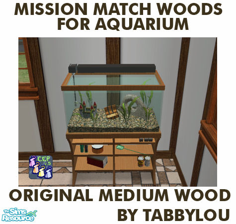 elke dag stapel Rauw The Sims Resource - TL - MM AquaBox Aquarium Orig Medium