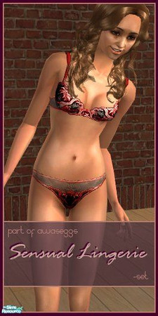 Sims 2 — Sensual Lingerie - Set - Seduction_01 by awasegg — This is a part of my Sensual Lingerie-set. Pets EP required.