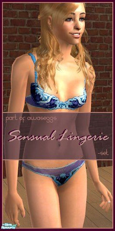 Sims 2 — Sensual Lingerie - Set - Princess_02 by awasegg — This is a part of my Sensual Lingerie-set. Pets EP required.