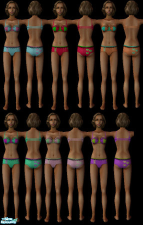 Sims 2 — Sexy underwear by 12sandra11 — This is a set consisting of crazy but sexy underwear!