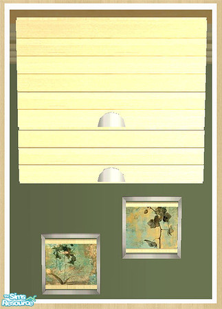 Sims 2 — MAXIMO Wall Cabinet - Pictures by simtomatic — This file recolours the pictures only. You will need the master