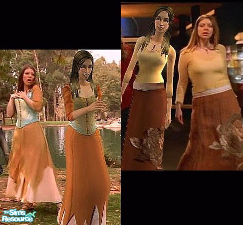 Sims 2 — Tara Wear by Vanilla_Love — Clothes for Tara from Buffy the Vampire Slayer.