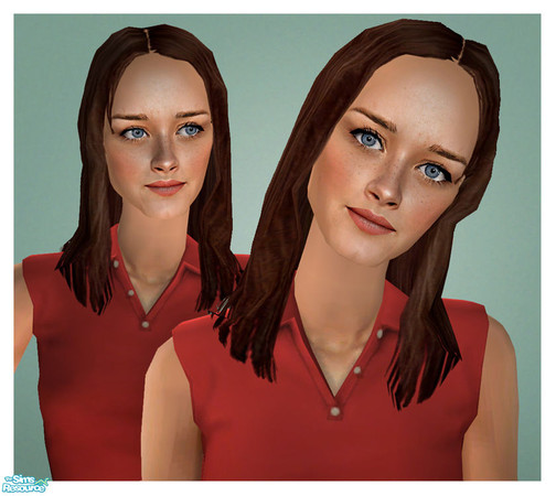 Sims 2 — Alexis Bledel by Jirka — A sim version of the blue-eyed baby face, Alexis Bledel. The star of "Gilmore