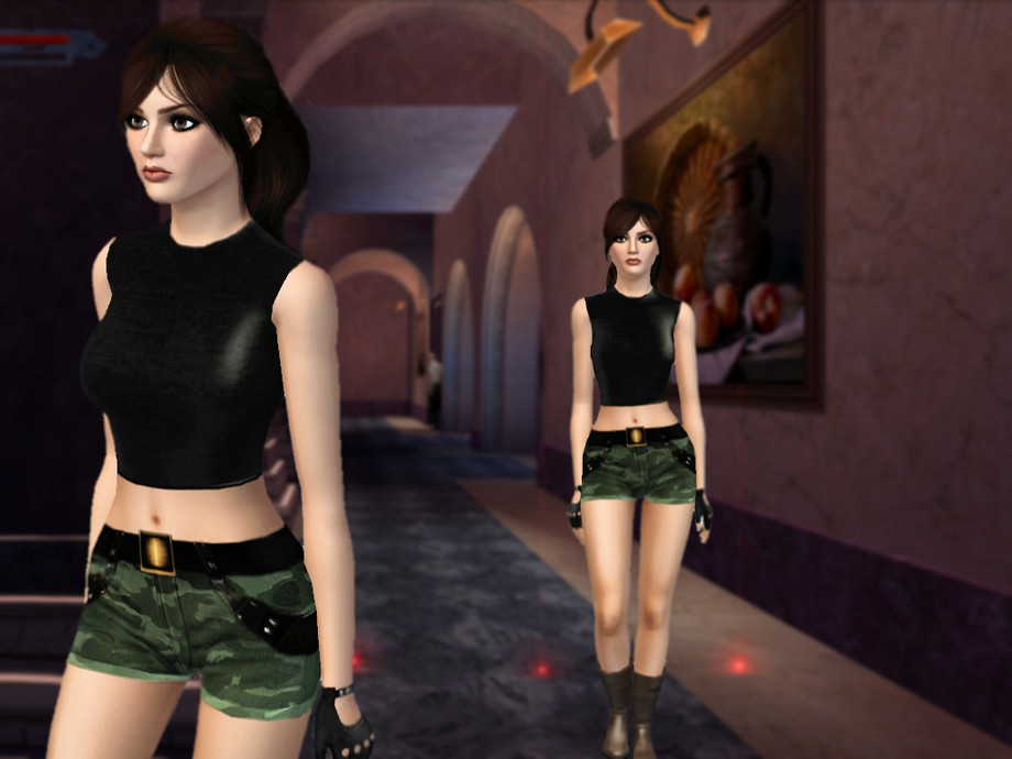 The Sims Resource - Tomb Raider The Angel of Darkness Outfit