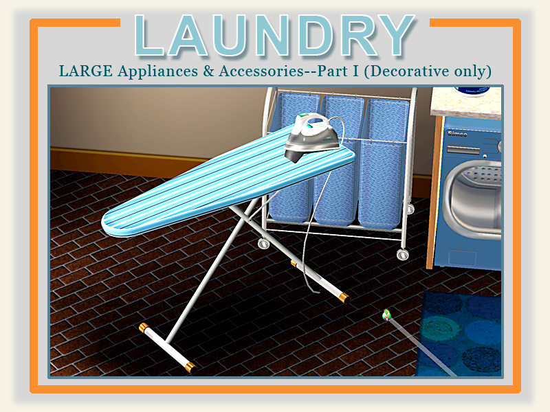 The Sims Resource - Modern Laundry Ironing Board