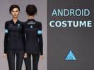 Sims 4 — Android Costume by Lda3 — Android costume from Detroit: Become Human game. LED: http://modthesims.info/d/615754