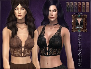 Sims 4 — Mesenchyme Top by RemusSirion — Mesenchyme top for the Sims 4 Preview picture was done with HQ mod. 6 colours