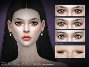 Sims 4 — S-Club LL ts4 eyelashes 201805 by S-Club — Eyelashes, 3 swatches, hope you like, thank you. Categories :