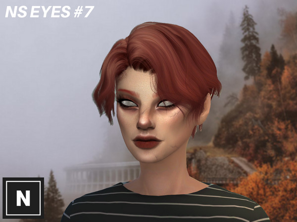 Sims 4 — NS Eyes #7 - STATIC by networksims — A set of eyes with a static pattern. Please make sure laptop mode is