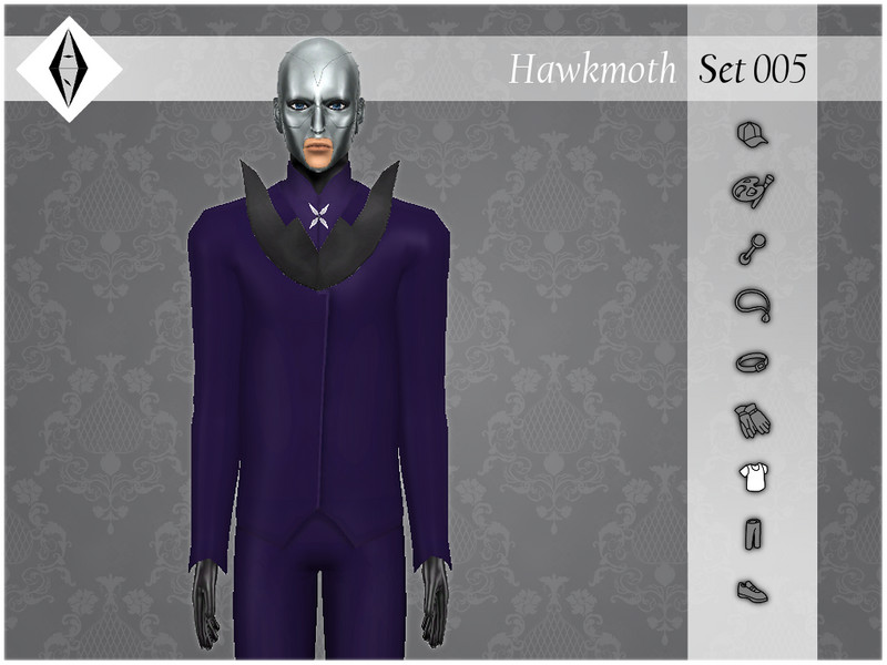 Sims 4 Hawkmoth - Set005 - Top - Suit Jacket by AleNikSimmer