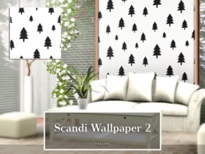 Sims 3 — Scandi Wallpaper 2 by Pralinesims — By Pralinesims 