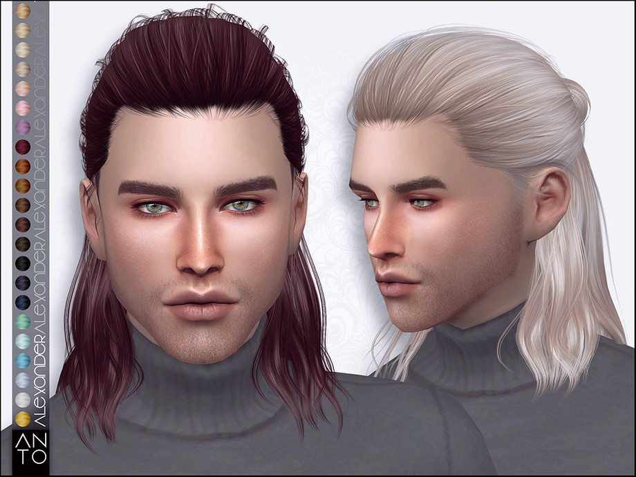 The Sims Resource - Anto - Alexander (Hairstyle)