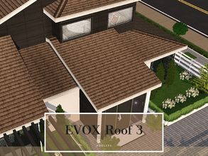 Sims 3 — EVOX Roof 3 by Pralinesims — By Pralinesims