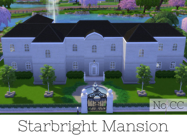 Sims 4 — Starbright Mansion by diaaa1112 — Starbright Mansion is a luxurious home for a big family, built in Newcrest.