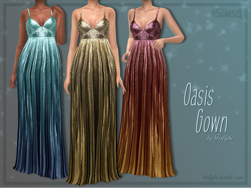 oasis metallic dress