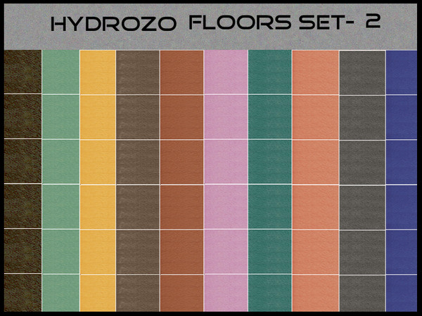 Sims 4 — Hydrozo Set 2 Floors by megsimple2 — The Hydrozo Collection Walls and Floors