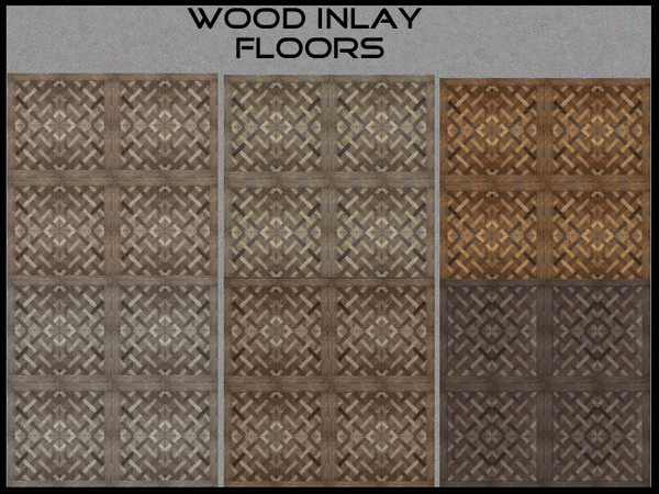 Sims 4 — Wood Inlay Floors by megsimple2 — Name Says it all. Use together with walls or all on its own. 