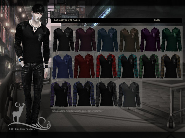 The Sims Resource - DSF SHIRT NUPER CASUS
