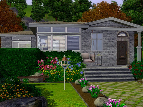 Sims 3 — Yugen by LiIRed — This home is rather small, with only one floor, it has 1 bedroom as well as 1 bathroom, I hope