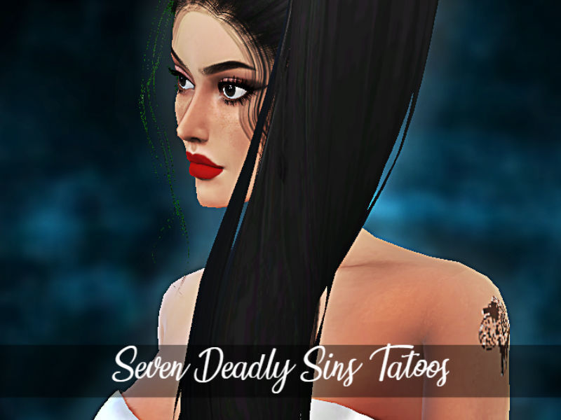 The Sims Resource - Seven Deadly Sins Tattoos