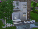 Sims 4 — Modern House Bungalow by Izabella_B — This is a starter home with 2 Bedrooms and 3 Bathrooms with a big balcony