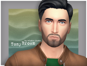 Sims 4 — Tony Brown - No CC sim by WistfulCastle — Tony Brown is a family sim, he dreams about nice and cozy family