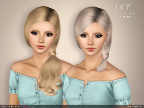 Sims 3 — Ivy ( Hair 69 - Set ) by TsminhSims — - S3Hair - New meshes - All LODs - Smooth bone assigned
