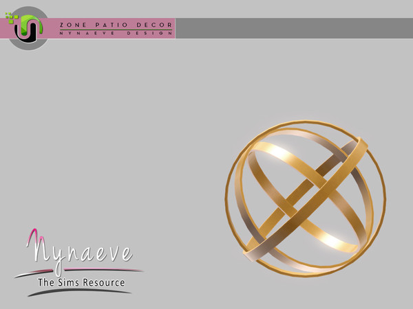 Sims 3 — Zone Patio - Orb by NynaeveDesign — Zone Patio - Orb Located in: Decor - Miscellaneous Price: 177 Tiles: 0.5x0.5