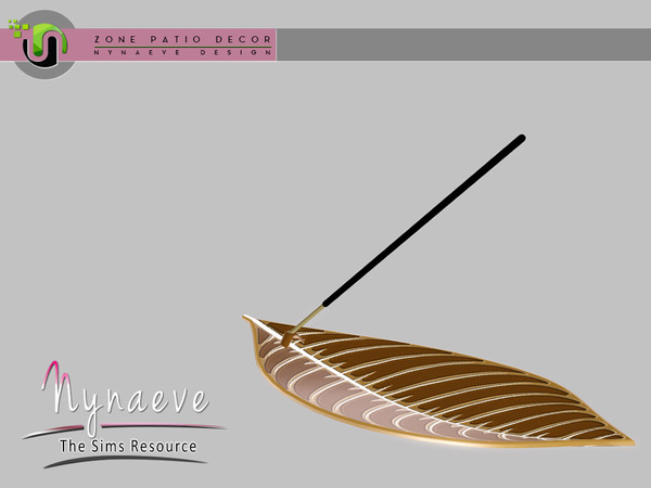 Sims 3 — Zone Patio - Incense Holder by NynaeveDesign — Zone Patio - Incense Holder Located in: Decor - Miscellaneous