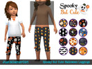 Sims 4 — Spooky But Cute: Halloween Leggings by JustAGamerGirl25 — - Between 12 and 14 Swatches each - Various Halloween