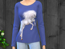 Sims 4 — sims3fanforeverever unicorn shirt by sims3fanforeverever — I made this because I absolutely love unicorns 