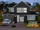 Sims 4 — Modern Forever Home by Aurielynn — If you're looking for a home to make yours, you've come to the right place.